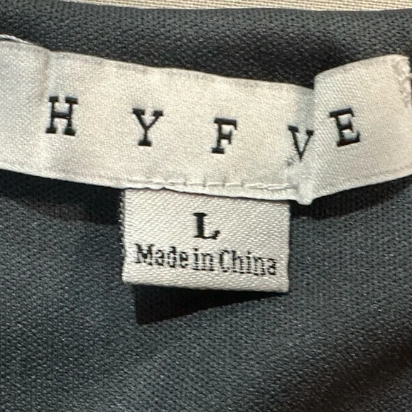 NWT SIZE L HYFVE Ribbed Blue Skirt Set - Picture 6 of 13